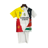 Kit Infantil CRISTIANO RONALDO - EDIÇÃO ESPECIAL 2025/26 Camisa + Shorts (KIDS)
