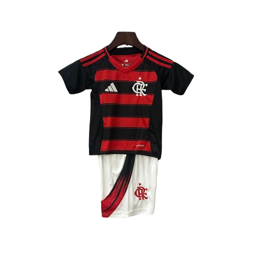 Kit Infantil Flamengo 2025/26 I Camisa + Shorts ( KIDS )