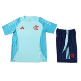 Kit Infantil Flamengo 2025/26 AZUL Camisa + Shorts (KIDS)