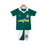 Kit Infantil Palmeiras 2024/25 Verde Camisa + Shorts ( KIDS )