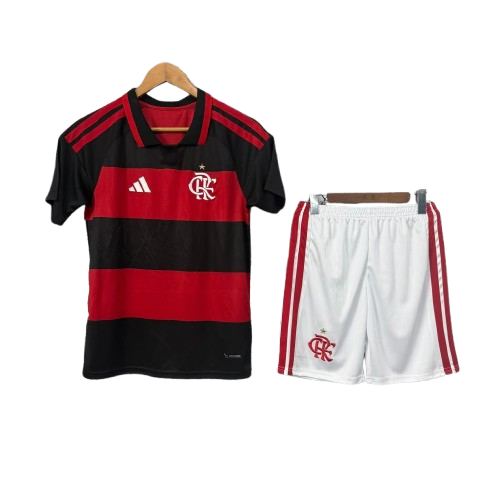 Kit Infantil FLAMENGO 2026/27 I Camisa + Shorts (KIDS) - Fanático Torcedor