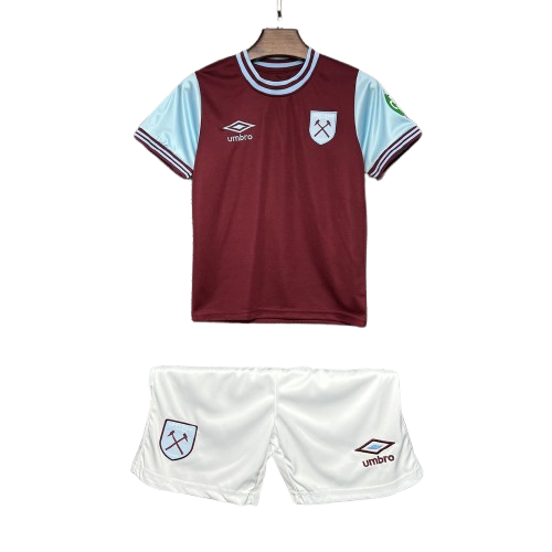 Kit Infantil WEST HAM UNITED 2024/25 Camisa + Shorts (KIDS)