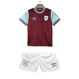 Kit Infantil WEST HAM UNITED 2024/25 Camisa + Shorts (KIDS)