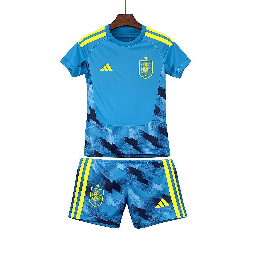 Kit Infantil ESPANHA 2026/27 GOLEIRO Camisa + Shorts (KIDS)
