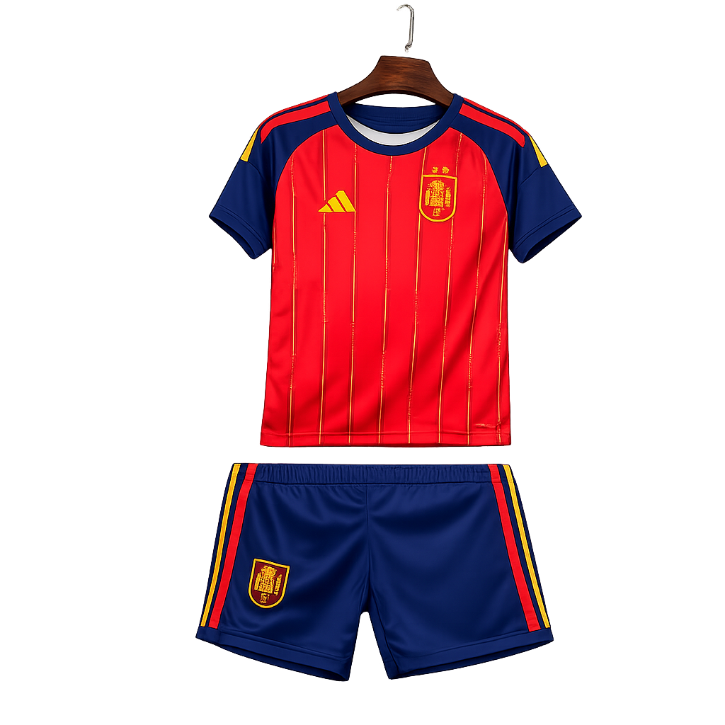 Kit Infantil ESPANHA 2026/27 I Camisa + Shorts (KIDS)