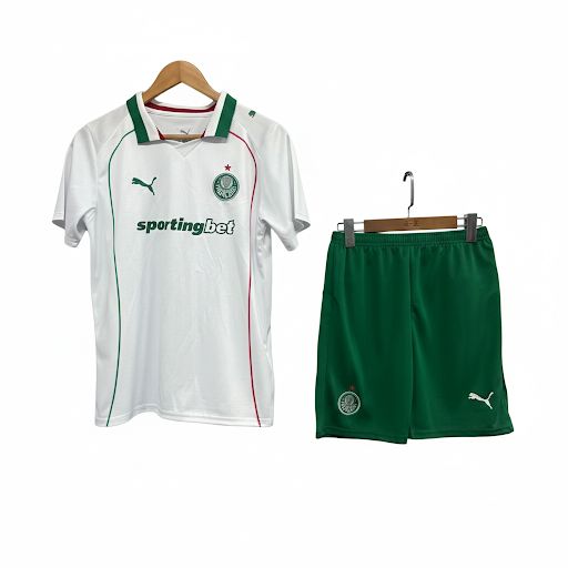 Kit Infantil PALMEIRAS 2026/27 II Camisa + Shorts (KIDS) - Fanático Torcedor