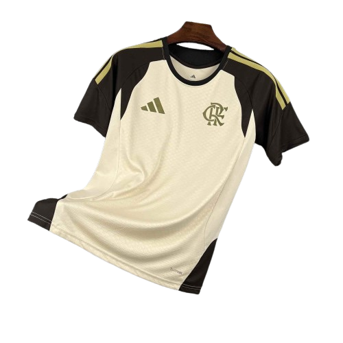 CAMISA FLAMENGO 2026/27 TREINO BEGE - TORCEDOR - Fanático Torcedor