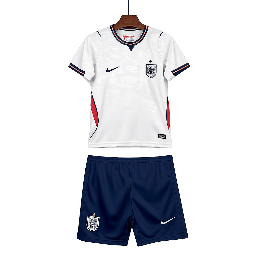 Kit Infantil INGLATERRA 2026/27 I Camisa + Shorts (KIDS)