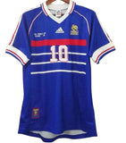 Camisa França I Retrô 1998 Personalizada ZIDANE 10 - Torcedor