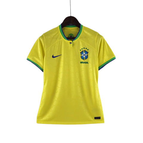 Camisa Brasil 2021/22 BRANCA - Feminino – Fanático Torcedor